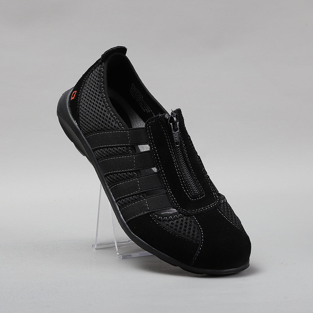 CC Resorts Christine Black casual shoes featuring sleek black design and comfortable style, shown in a close-up image.
