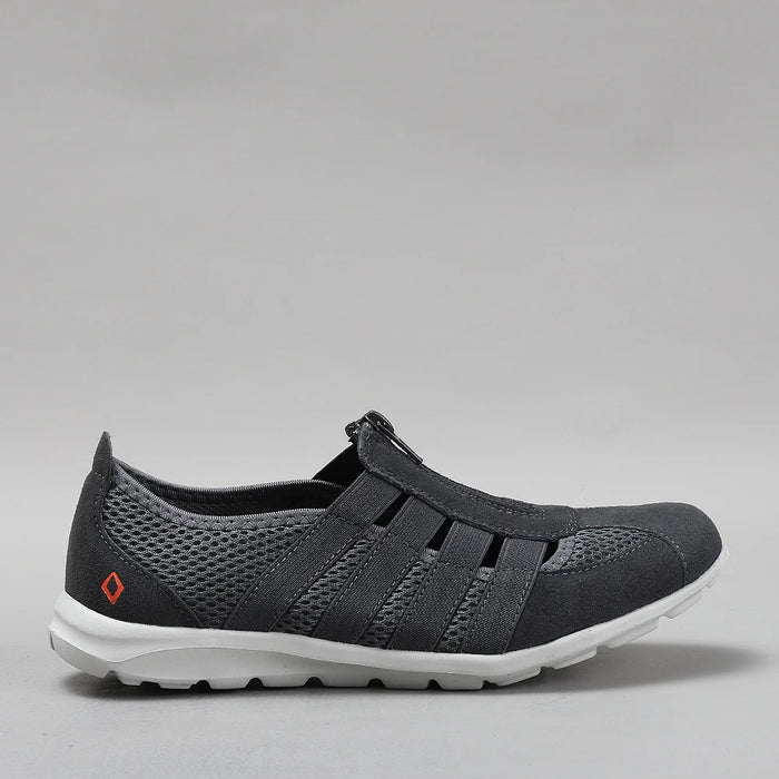 CC Resorts Christine Charcoal casuals, side view showing stylish design and charcoal color, perfect for everyday wear.
