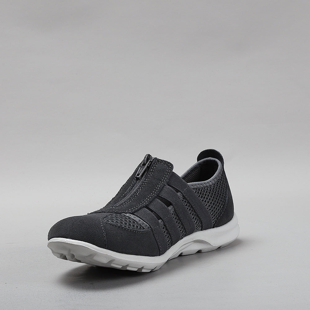 CC Resorts Christine Charcoal casuals shoes featuring a sleek charcoal design and comfortable slip-on style.