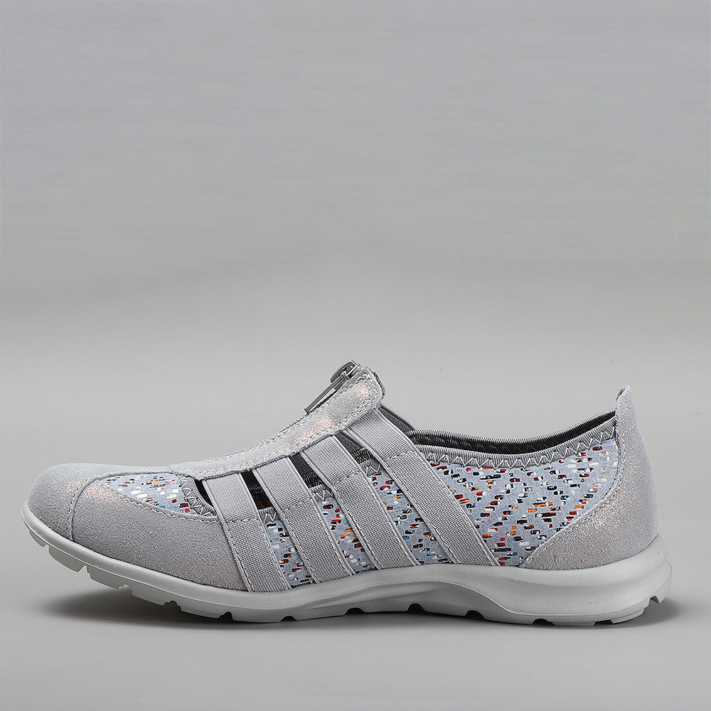 CC Resorts Christine Grey Multi casuals featuring a stylish pattern, designed for comfortable everyday wear.