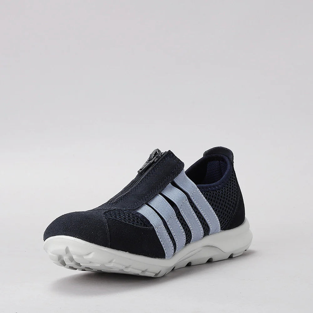 CC Resorts Christine casuals in navy and baby blue, featuring a stylish, comfortable design perfect for relaxed, everyday wear.