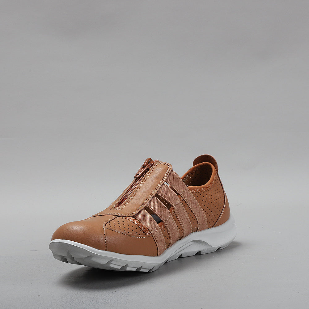 Casual beige Christine tan sandals by CC Resorts, featuring comfortable straps and a stylish design for everyday wear.
