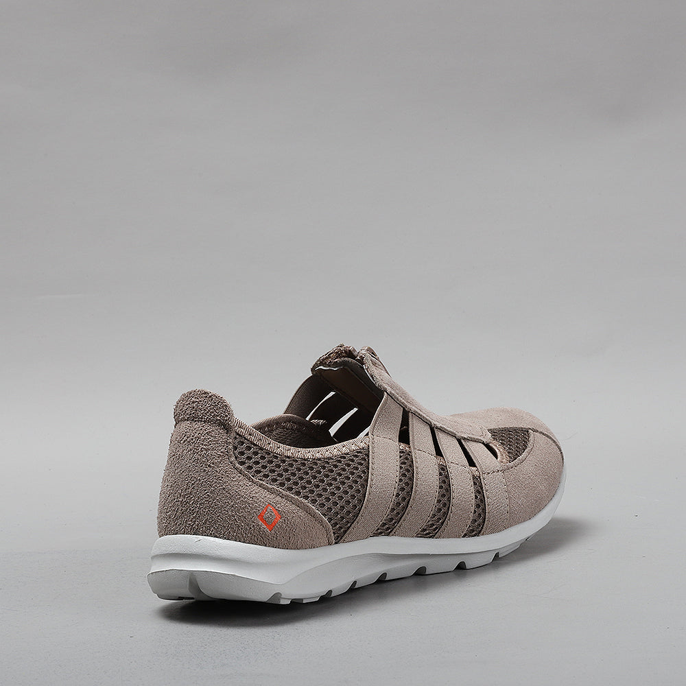 CC Resorts Christine taupe casual shoes, neutral-toned slip-ons with comfortable design and subtle branding.