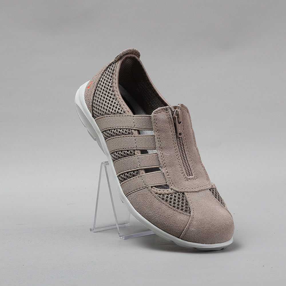 Casual taupe shoes from CC Resorts Christine collection, featuring a comfortable design and stylish appearance.