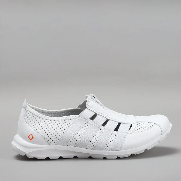 CC RESORTS Christine White casual shoes, side view showcasing stylish white footwear designed for comfortable wear.