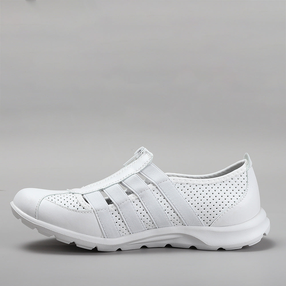 Casuals from CC Resorts featuring the Christine White design, showcasing a stylish, comfortable white casual footwear.