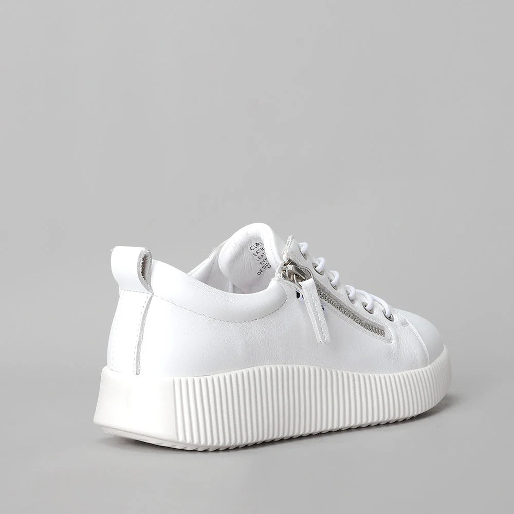LE SANSA CLARA WHITE Women Sneakers - Zeke Collection NZ