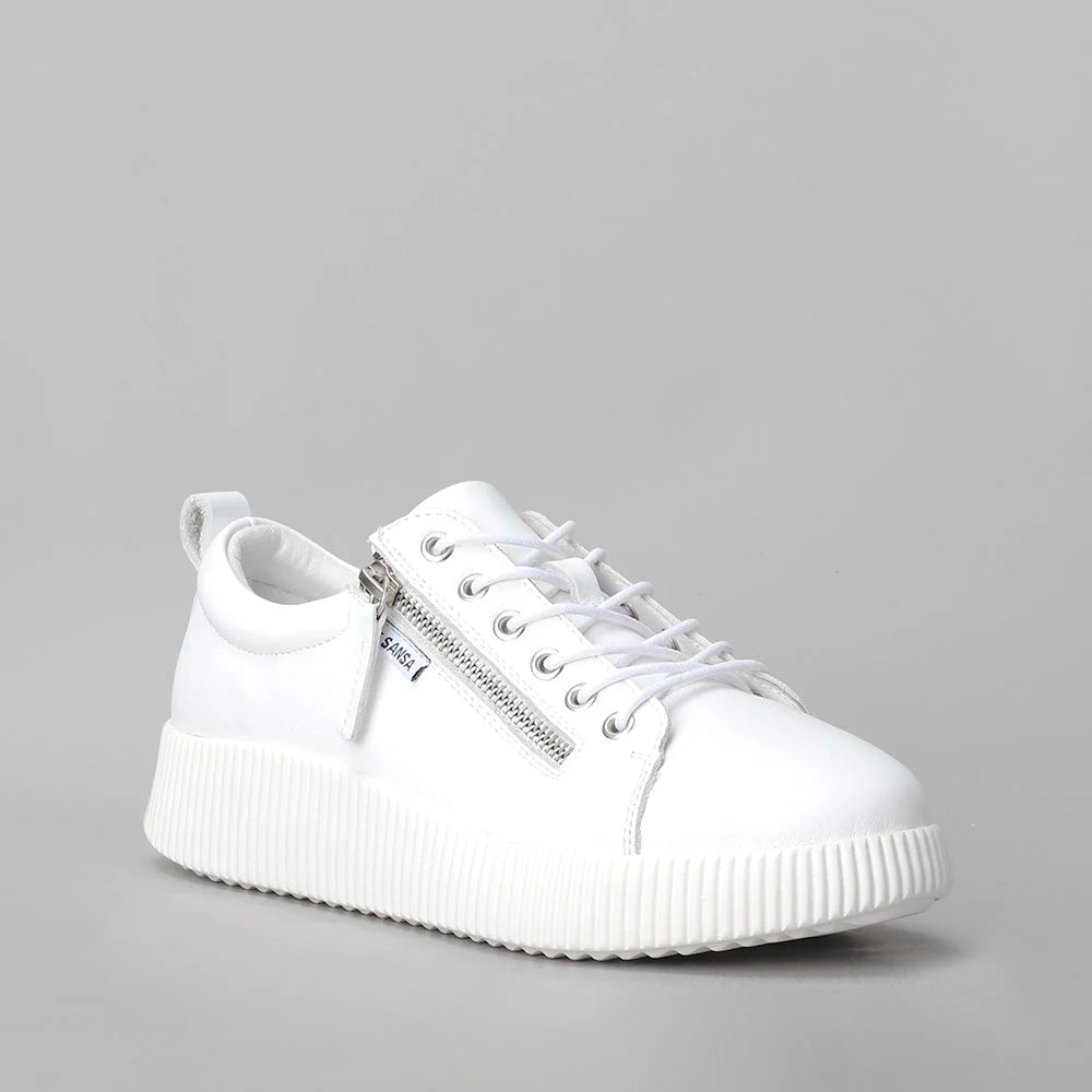 LE SANSA CLARA WHITE Women Sneakers - Zeke Collection NZ