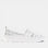 CABELLO Clear White slip-on shoes with sleek design and transparent white material, perfect for casual and stylish wear.