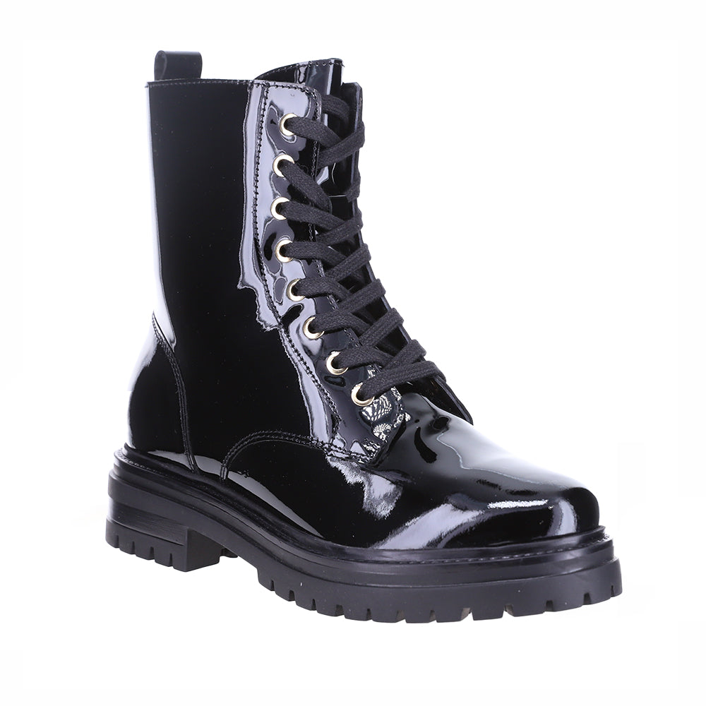 LESANSA COOLIE BLACK PATENT - Zeke Collection