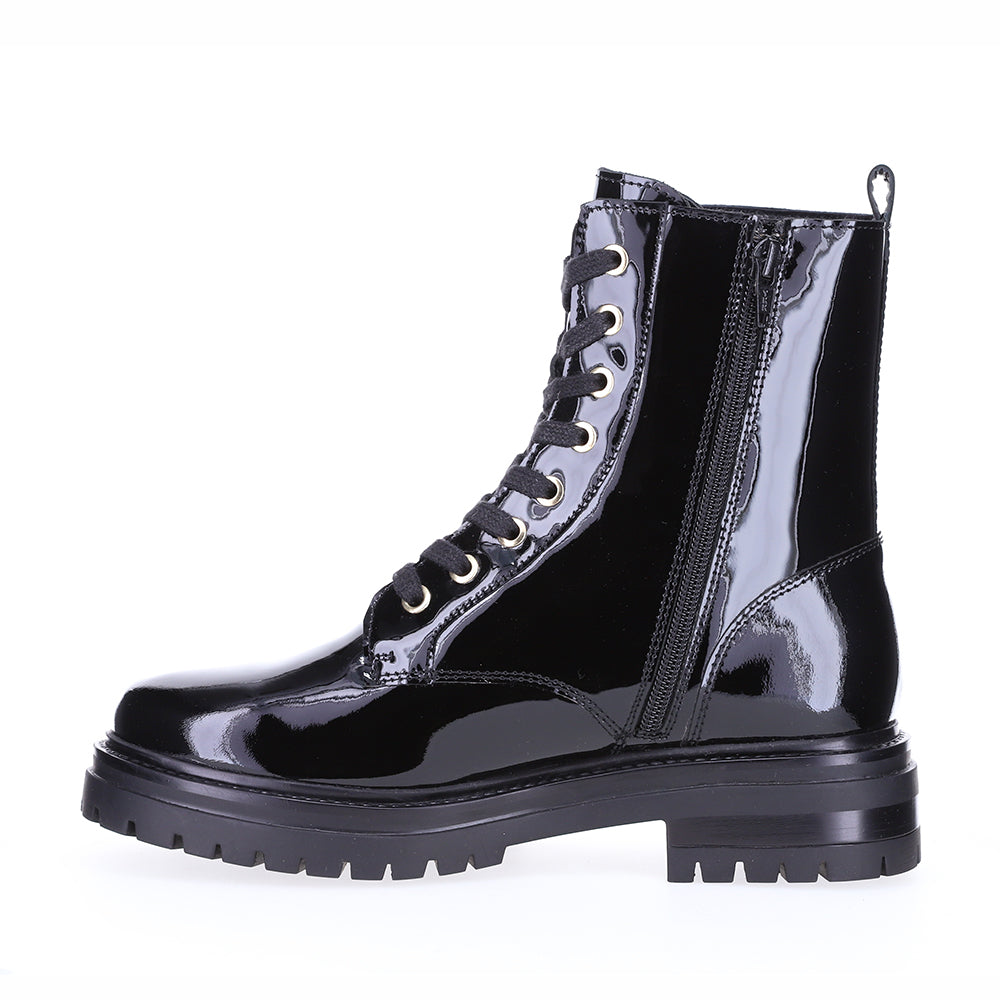 LESANSA COOLIE BLACK PATENT - Zeke Collection