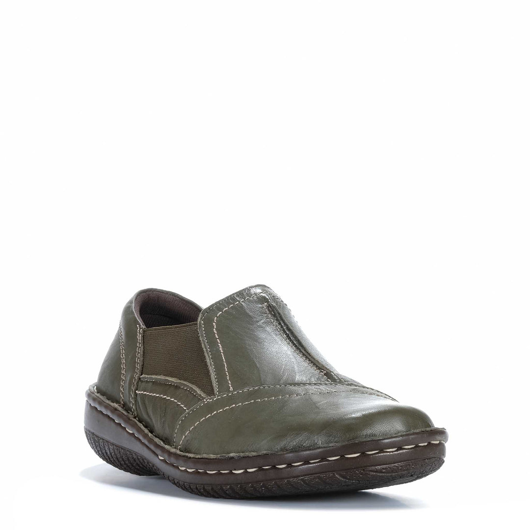 Khaki casuals by CABELLO featuring a relaxed fit and stylish design, shown on a model with natural outdoor background.