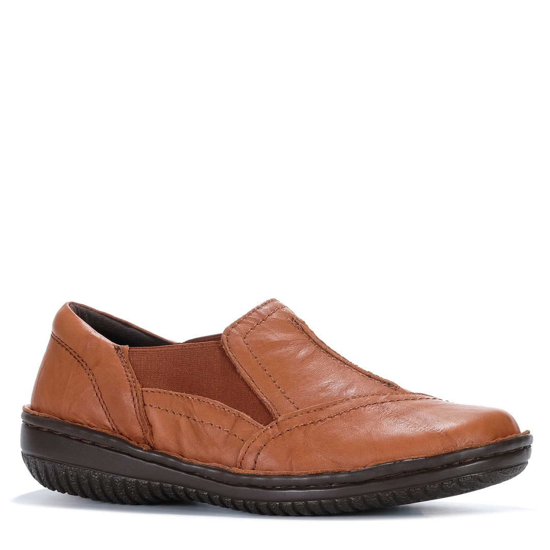 Casuals CABELLO 761-27 tan shoes featuring a sleek design and comfortable fit, ideal for everyday wear.