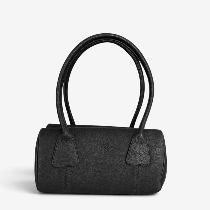 Black Second Nature ST100 handbag with sleek design, featuring a structured shape and elegant details.