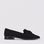 LOS CABOS Syretia Black Flyknit loafers with sleek design and comfortable fit, shown on a neutral background.