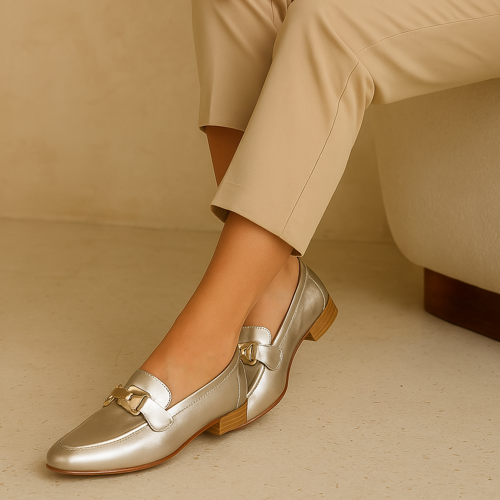 NAKED ARCHES JAP CHAMPAGNE Women Loafers - Zeke Collection NZ