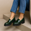 LE SANSA ZOEY BOTTLE GREEN PATENT Women Casuals - Zeke Collection NZ