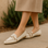 LE SANSA OLA CREAM NUDE Women Loafers - Zeke Collection NZ