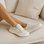 LE SANSA DINA CREAM BEIGE Women Sneakers - Zeke Collection NZ