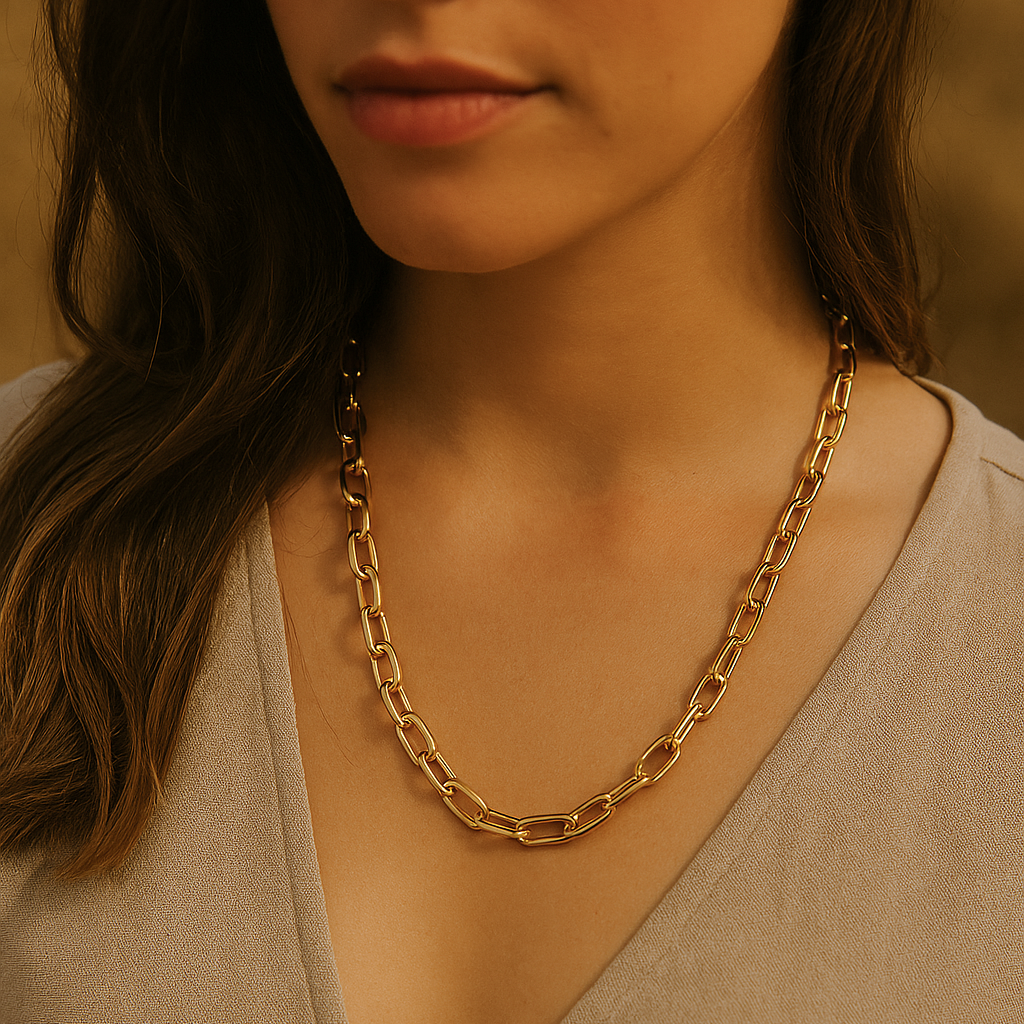 CUT ANCHOR CHAIN NECKLACE Women Necklaces - Zeke Collection NZ