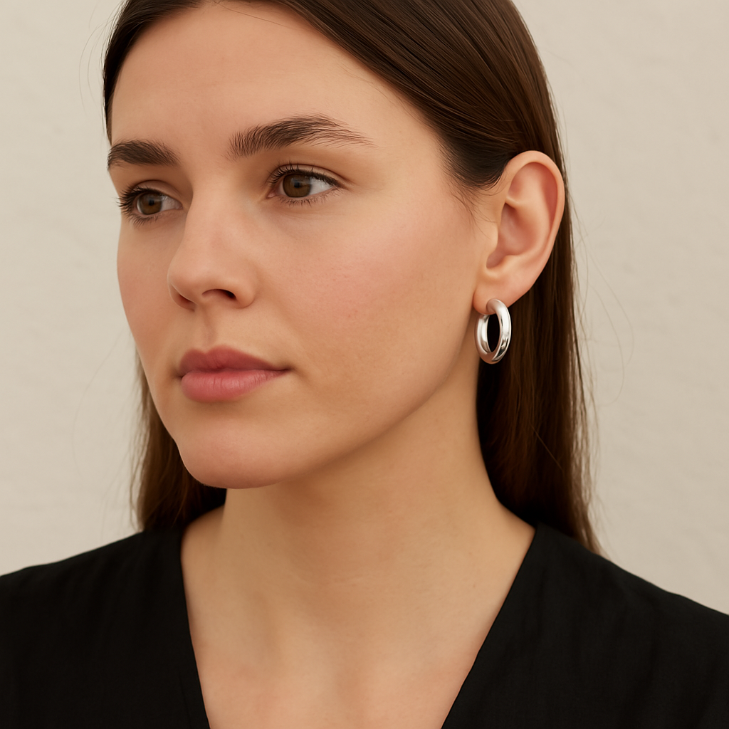 THICK CREOLE EARRINGS Women Earring - Zeke Collection NZ