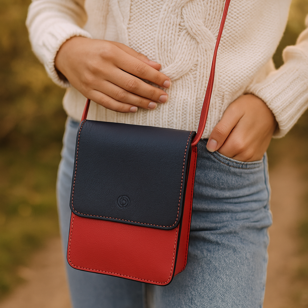 Second Nature CB6 Prism handbag with geometric design, featuring a sleek shape and modern style in vibrant colors.