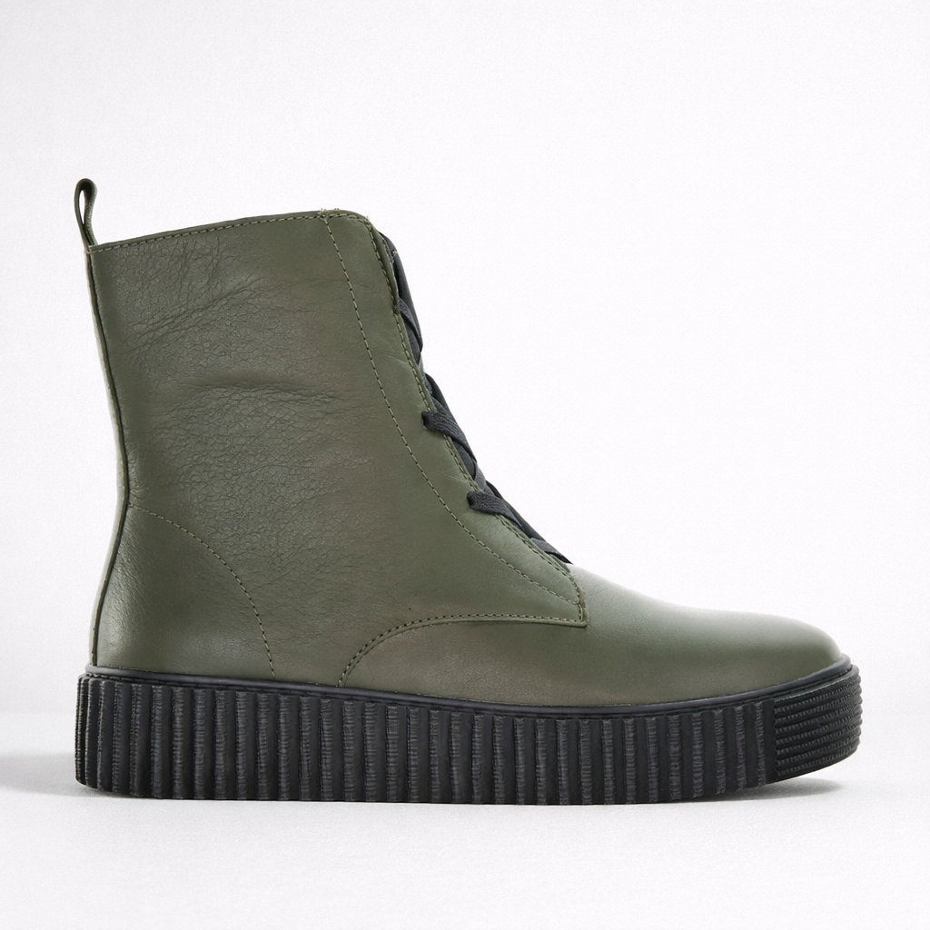 ALFIE & EVIE DATE KHAKI Women Boots - Zeke Collection NZ
