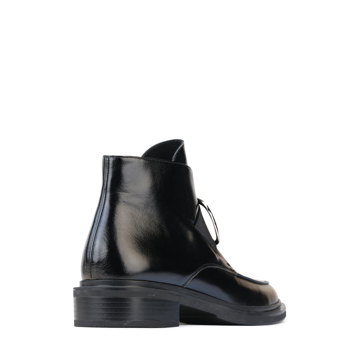 Eos Coine Black boots with sleek design, lace-up front, and sturdy sole, showcasing stylish footwear for casual wear.