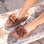 LOS CABOS CORSAGE TRUFFLE Women slippers - Zeke Collection NZ