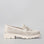 Beige LE SANSA DEEJAY loafers with a sleek design, featuring smooth leather and stylish stitching.