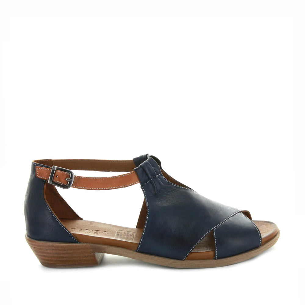 LESANSA DIGBY NAVY TAN Women Sandals - Zeke Collection NZ