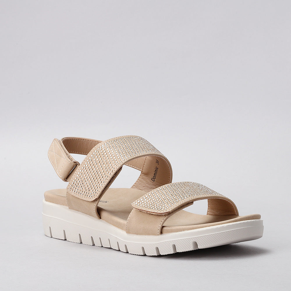 CC RESORTS DOMINIC BEIGE Women Sandals - Zeke Collection NZ