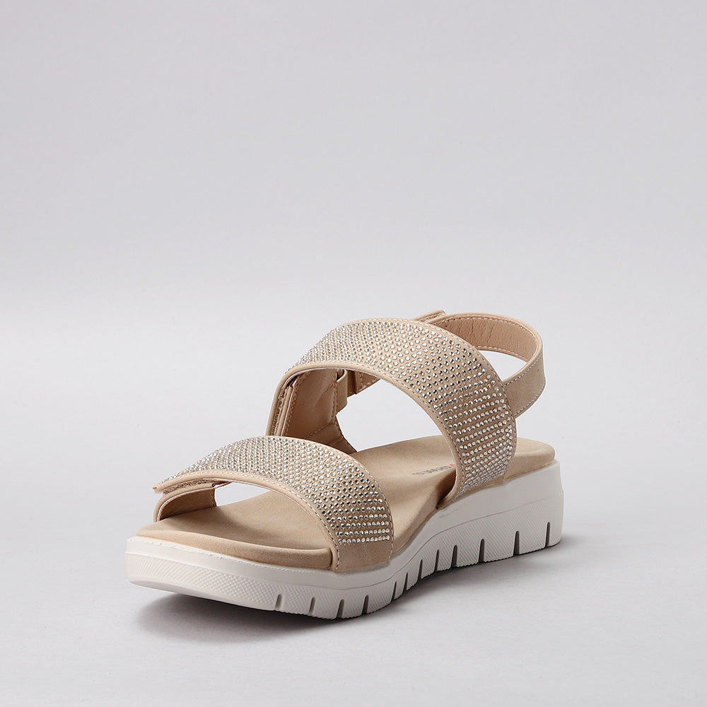 CC RESORTS DOMINIC BEIGE Women Sandals - Zeke Collection NZ