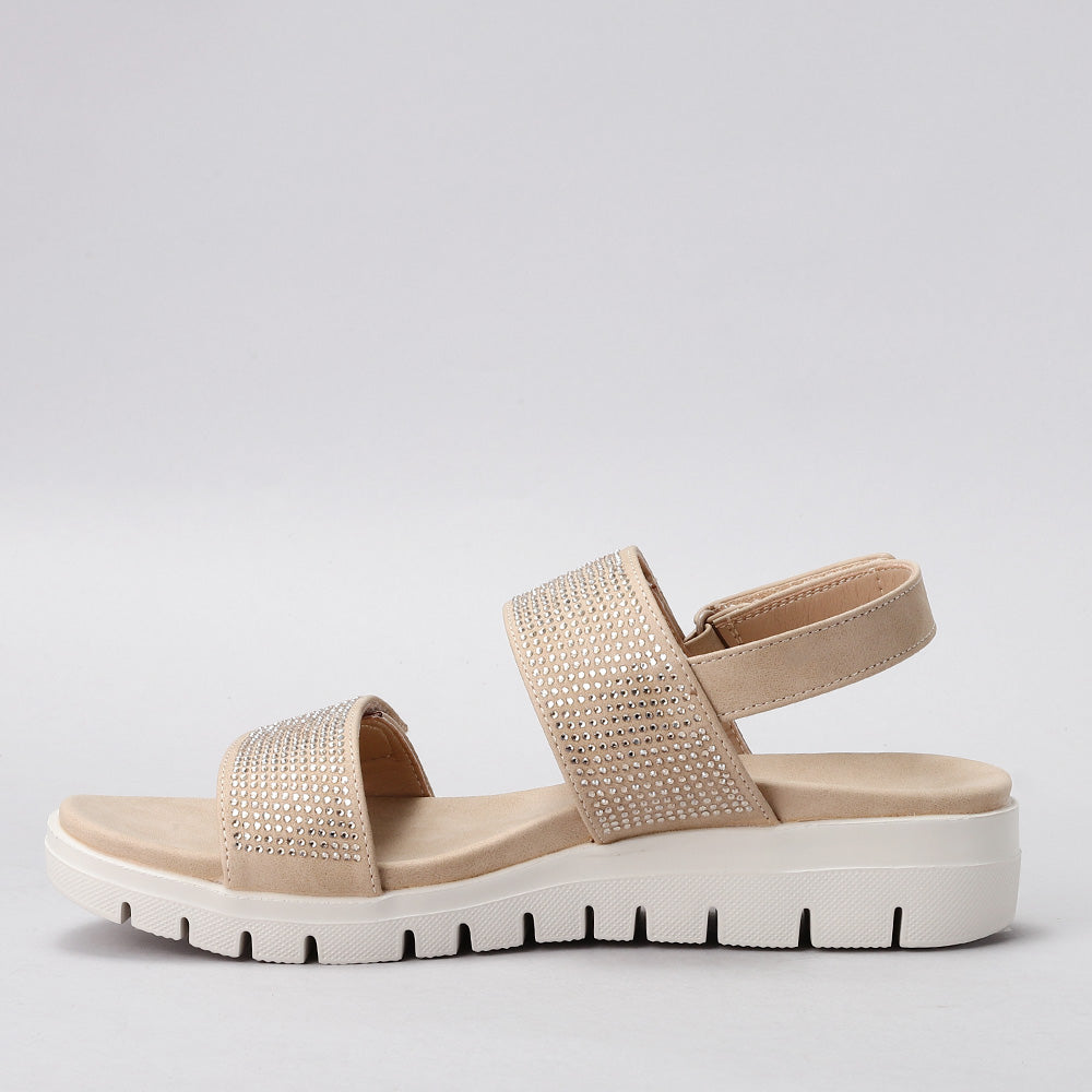 CC RESORTS DOMINIC BEIGE Women Sandals - Zeke Collection NZ