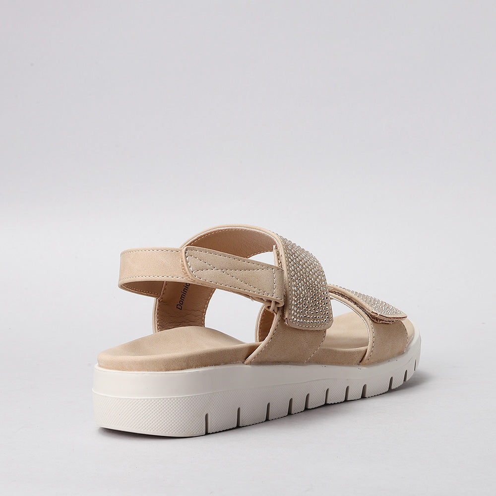 CC RESORTS DOMINIC BEIGE Women Sandals - Zeke Collection NZ