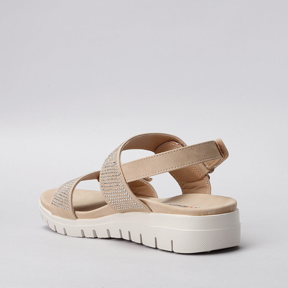 CC RESORTS DOMINIC BEIGE Women Sandals - Zeke Collection NZ