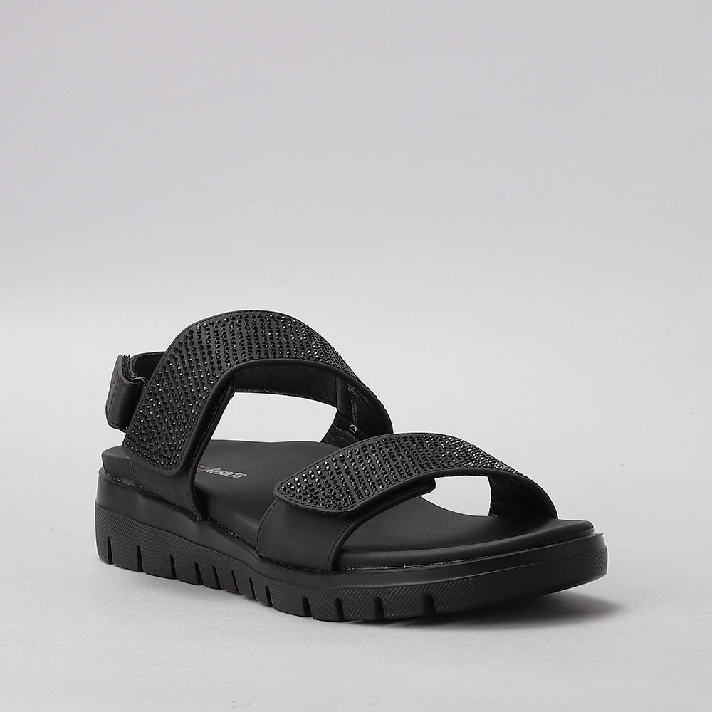 CC RESORTS DOMINIC BLACK Women Sandals - Zeke Collection NZ