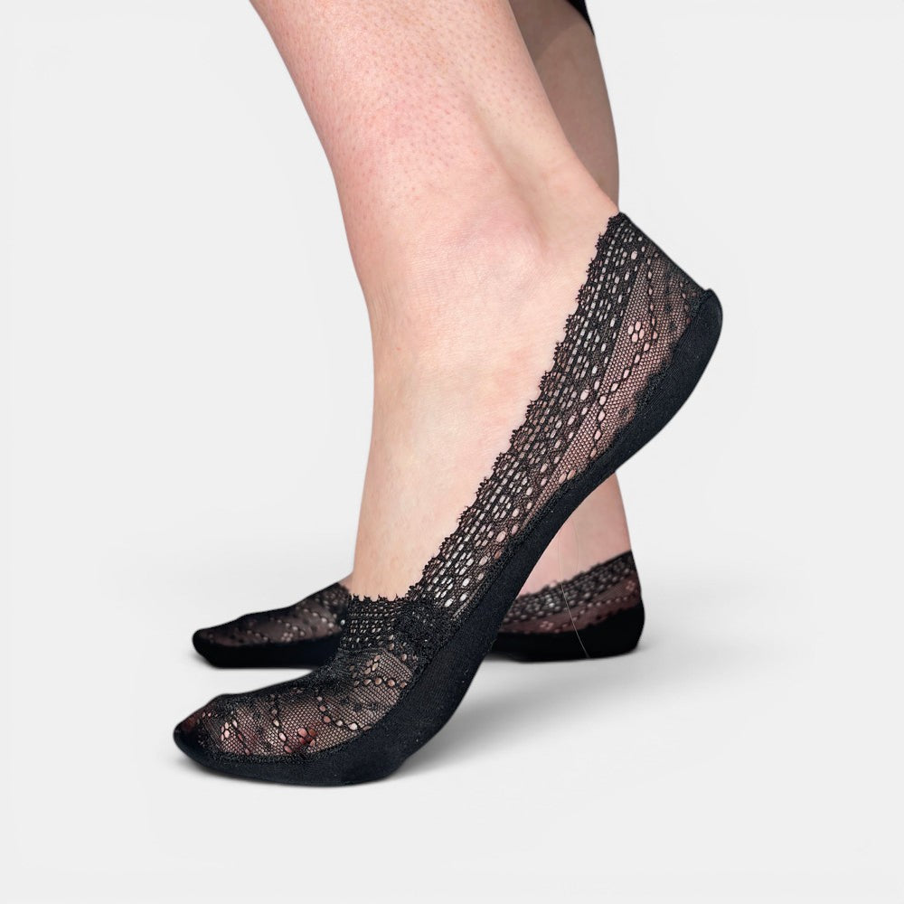 Black Minx Dainty Sockette socks with a soft, comfortable fit and delicate design, ideal for everyday wear.
