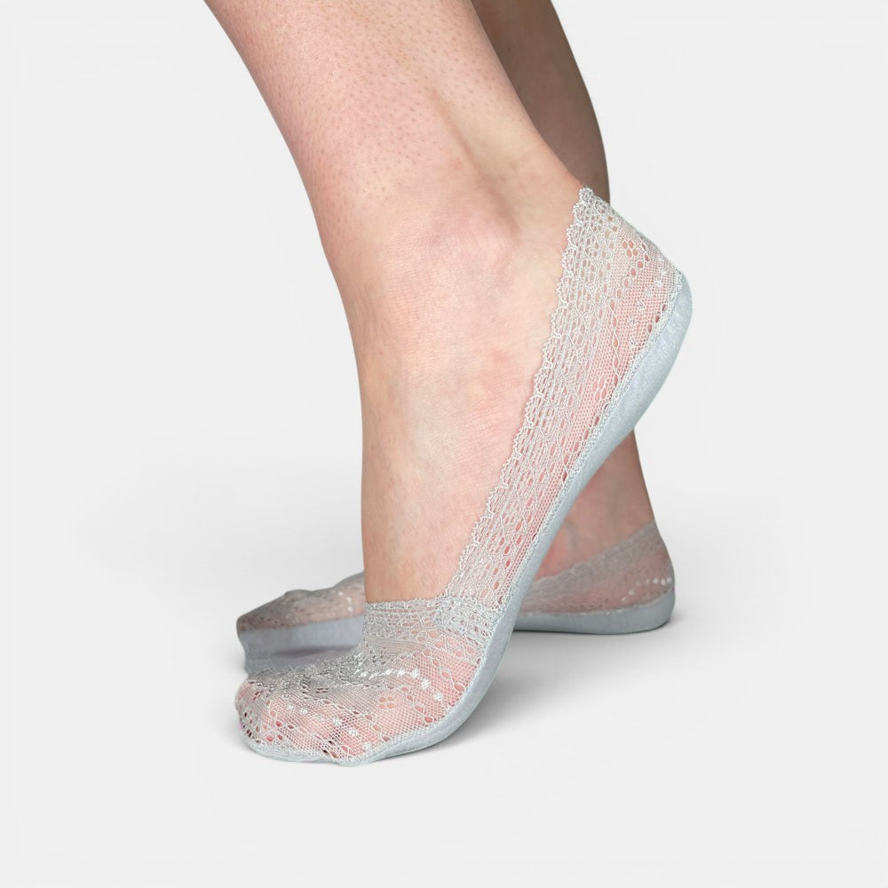 Minx Dainty Sockette socks in grey with a delicate, lightweight design, perfect for comfortable everyday wear.