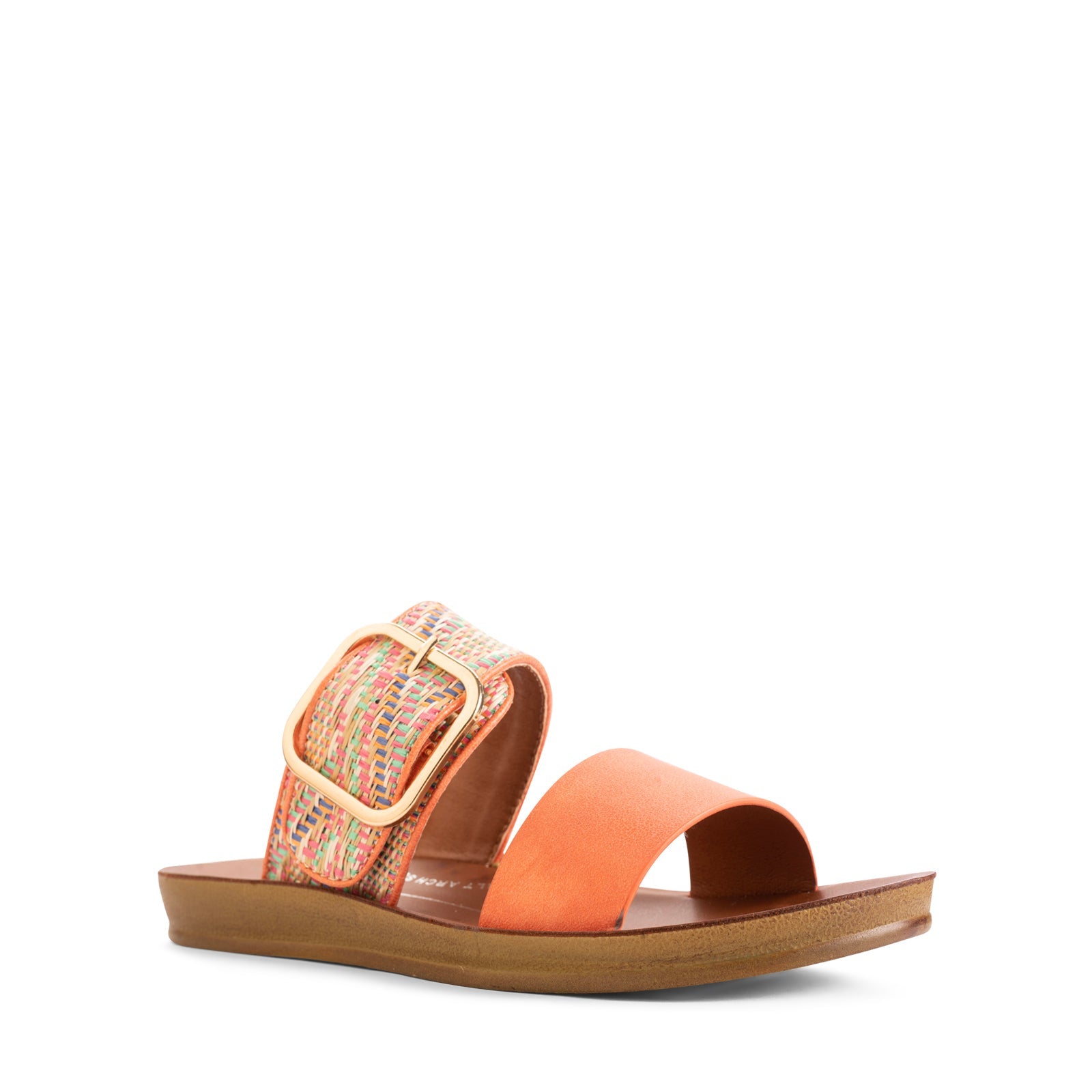 LOS CABOS DOTI TANGERINE MULTI Women Flats - Zeke Collection NZ