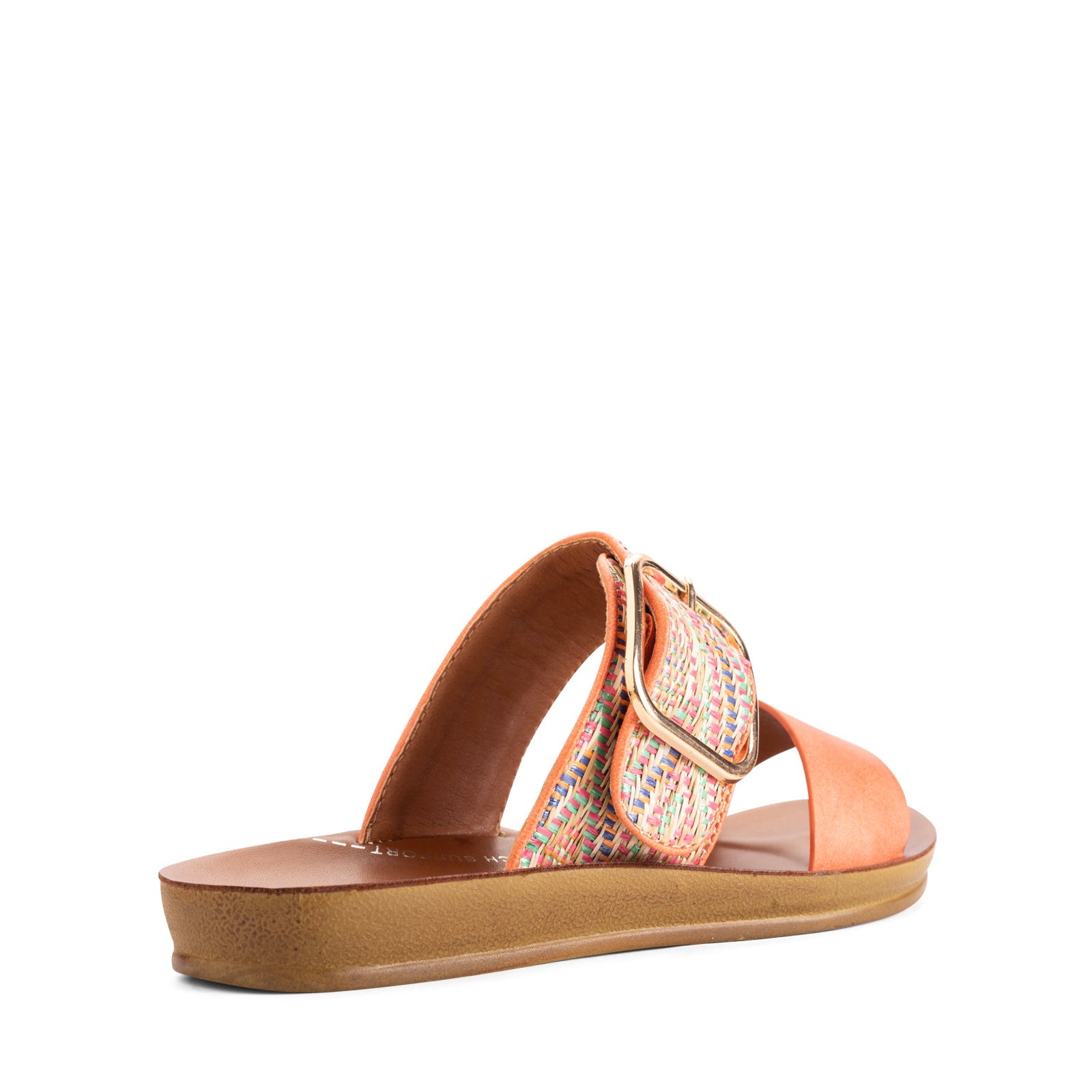 LOS CABOS DOTI TANGERINE MULTI Women Flats - Zeke Collection NZ