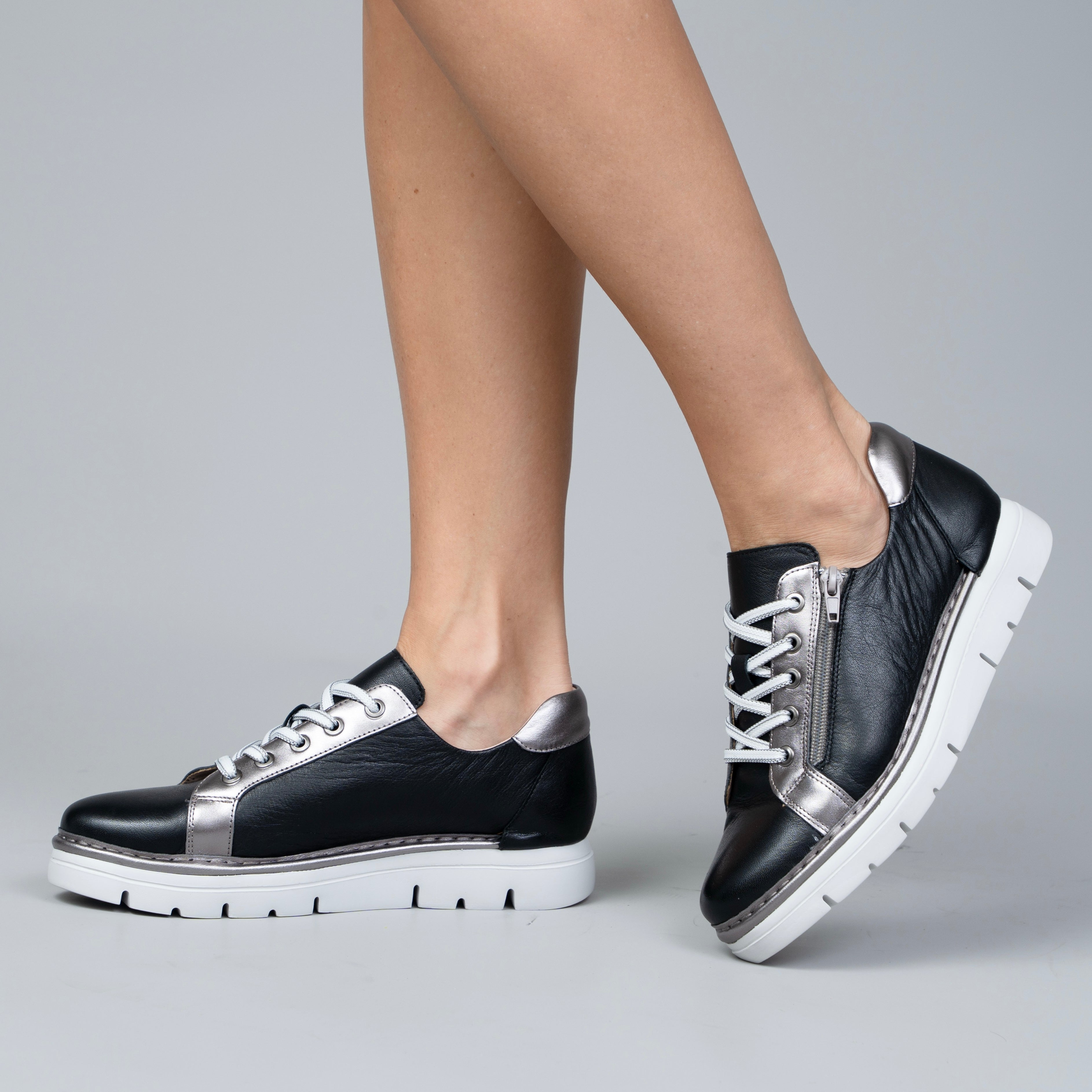 LE SANSA BEAGLE BLACK PEWTER Women Sneakers - Zeke Collection NZ