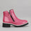LE SANSA East hot pink boots shown from the side, featuring a stylish design and vibrant color.