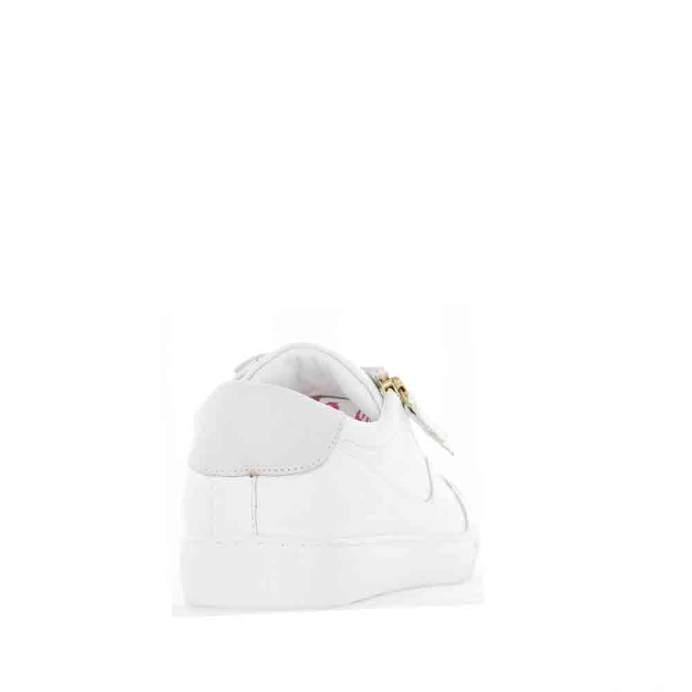 White Cabello EG520 sneakers with stylish design, featuring cushioned soles and sleek white upper for casual wear.