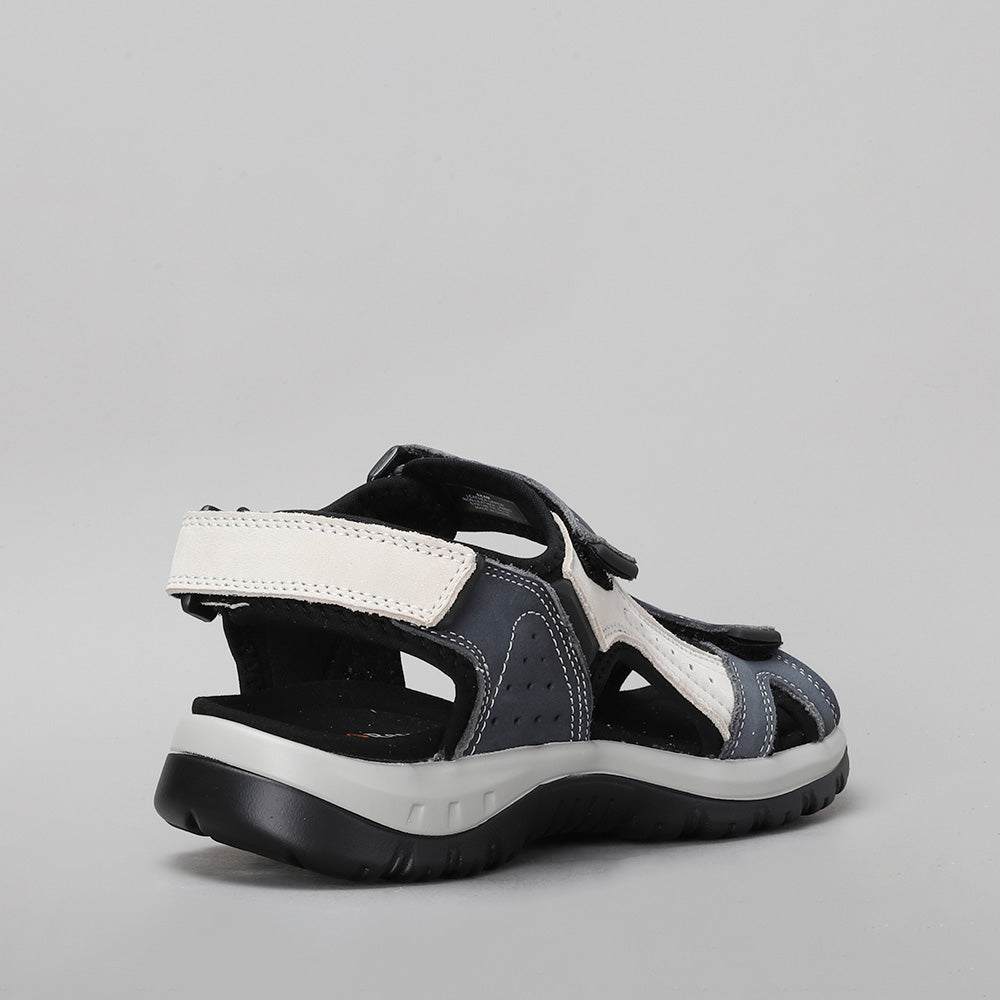 CC Resorts Ekam Navy Bone sandals showcasing navy and bone-colored straps with a casual, comfortable design.