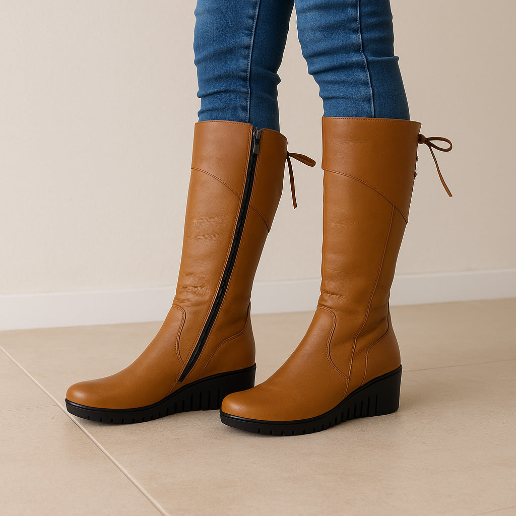 CABELLO ELSIE TAN Women Boots - Zeke Collection NZ