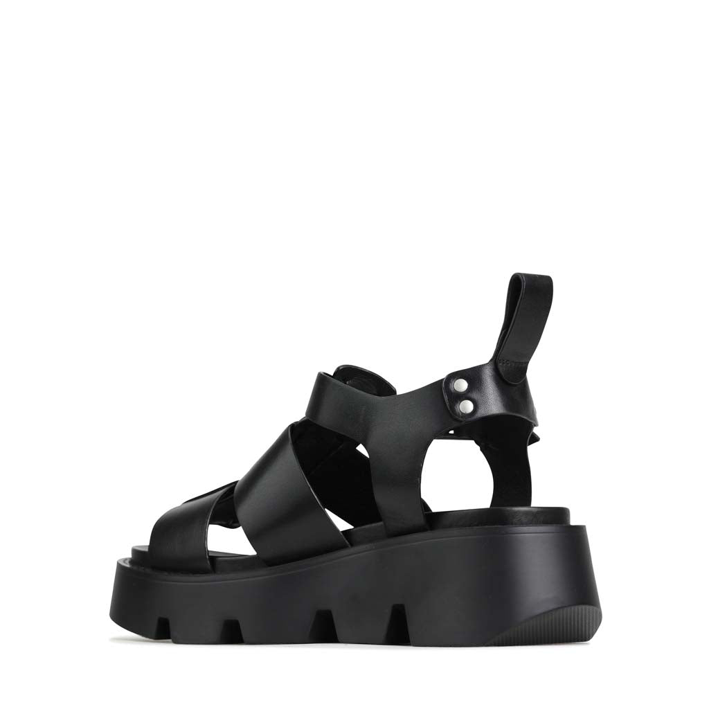 EOS KAILAN BLACK Women Sandals - Zeke Collection NZ