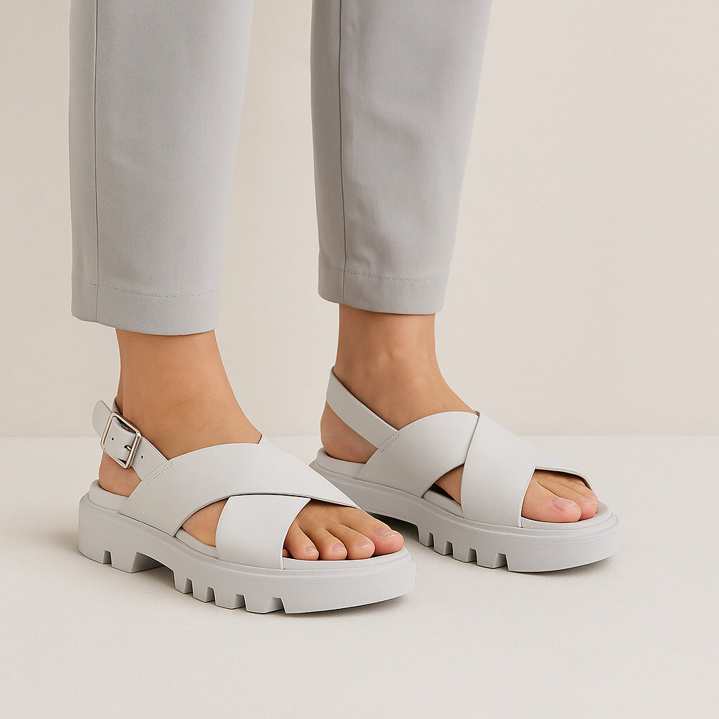 EOS FLIGHTY LT GREY Women Sandals - Zeke Collection NZ