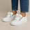 EOS JOVI WHITE Women Sneakers - Zeke Collection NZ