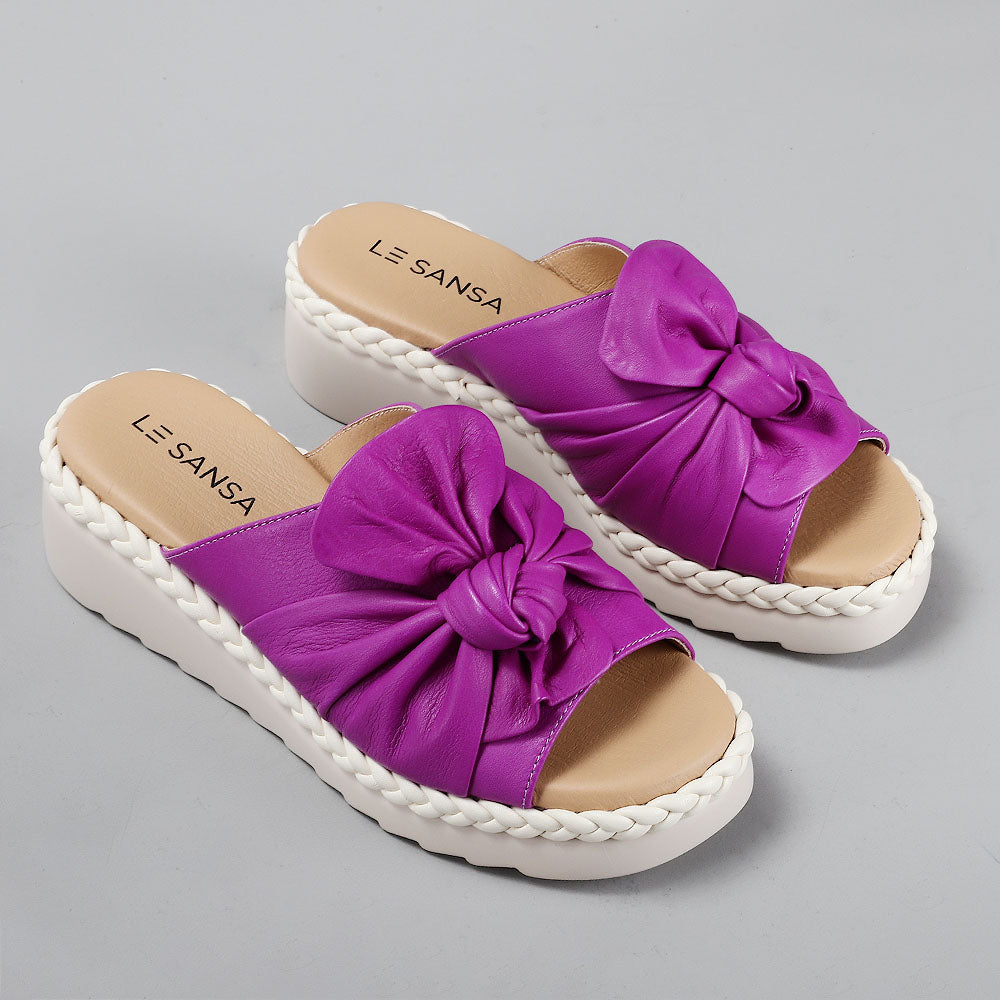 LE SANSA EUDORE PURPLE Women Slip-ons - Zeke Collection NZ